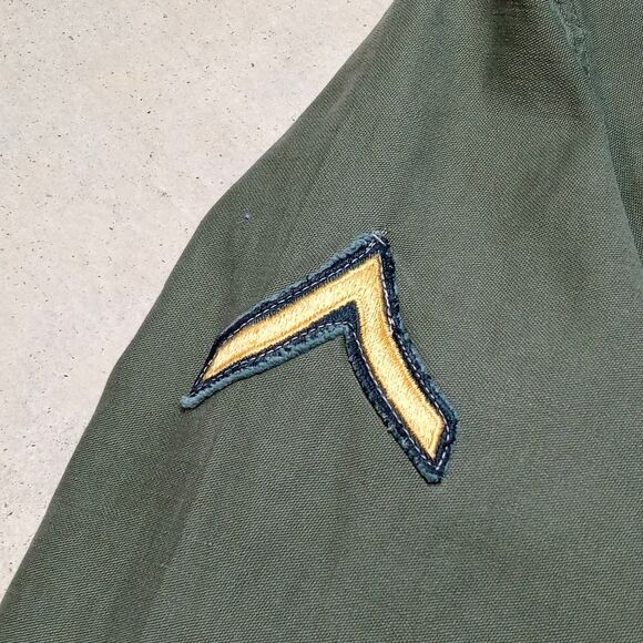 Vintage OG 107 US Army Shirt Jacket Size Small Vietnam War Era 60s Sateen Field - Picture 5 of 13